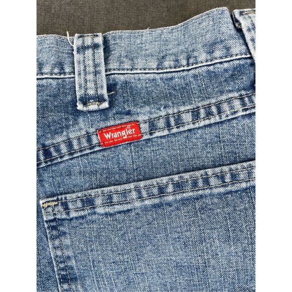 Wrangler Carpenter Shorts Men 36 Light Blue Denim Y2K Workwear Skater‎ Style - Picture 10 of 11